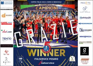 Slide per Vittoria e Ringraziamento Sponsor